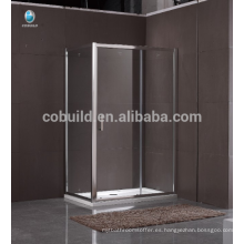K-557 completa sala de ducha con mampara de vidrio corrediza con marco completo cuarto de ducha
